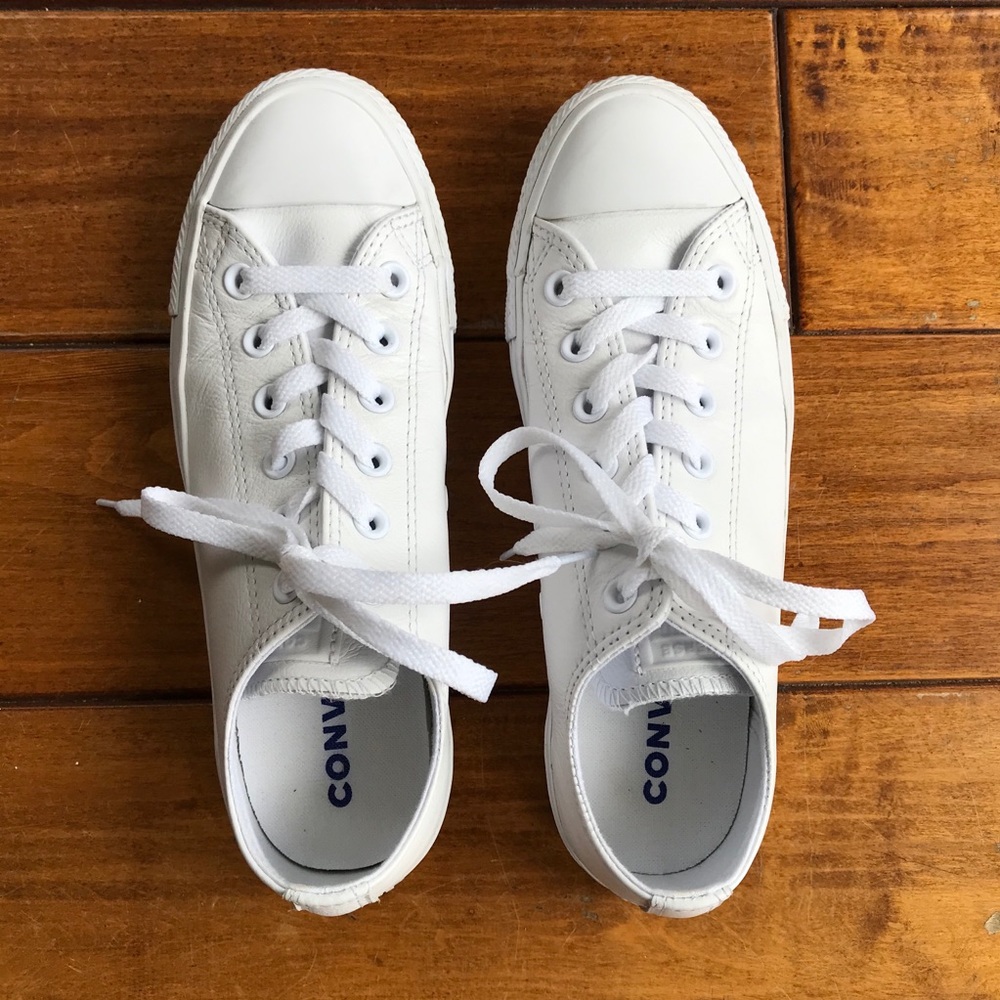 Converse Chuck Taylor All Star Leather Ox (White)